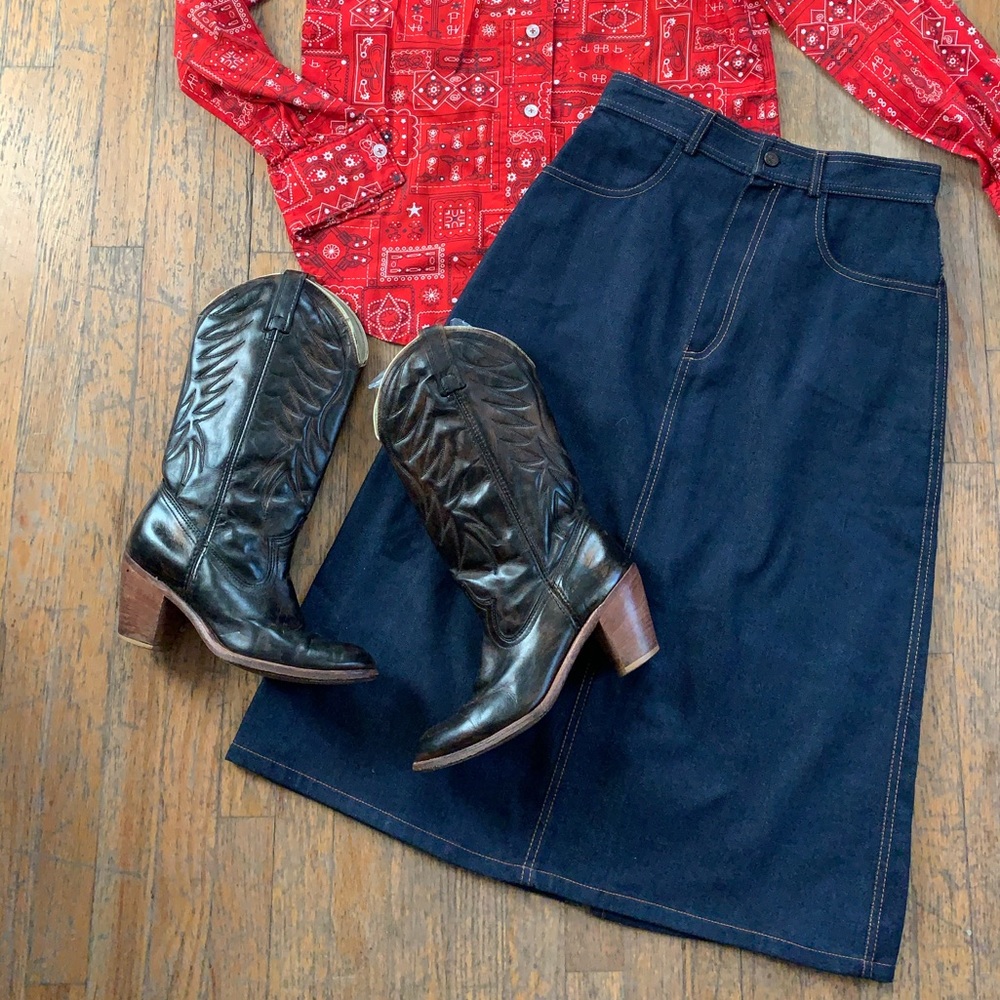 Vintage NOS Denim Skirt